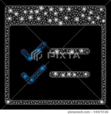 Bright Mesh 2D Done Items Calendar Page with Light Spots Bright Mesh 2D Done Items Calendar Page with Light Spots 54975536
