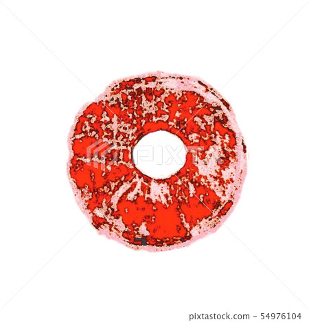 Strawberry donut 54976104