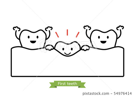 first teeth or baby tooth 54976414