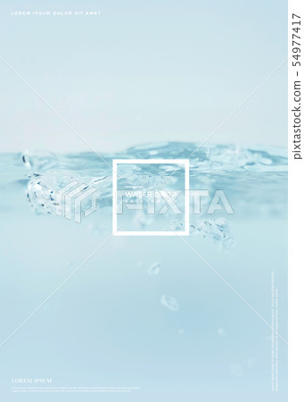 Illustration, transparent, water droplets Illustration, transparent, water droplets 54977417