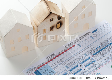 火災保險住房火圖像 火災保險住房火圖像 54980430