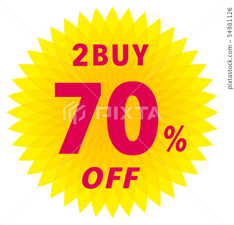 2BUY 70％OFF標籤 54981126