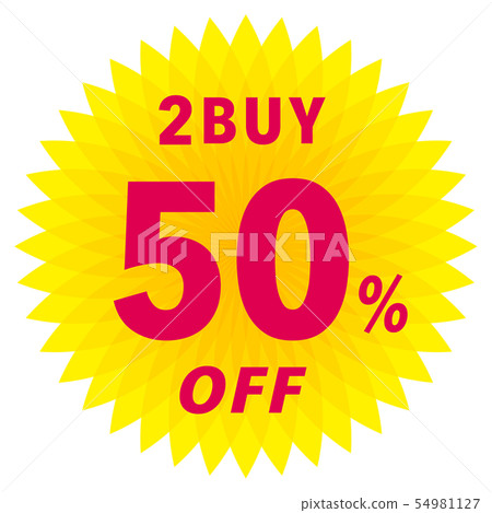 2BUY 50％OFF標籤 54981127