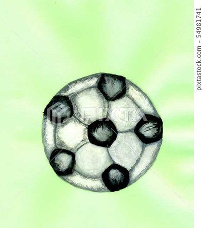 Soccer Ball Sketch 54981741