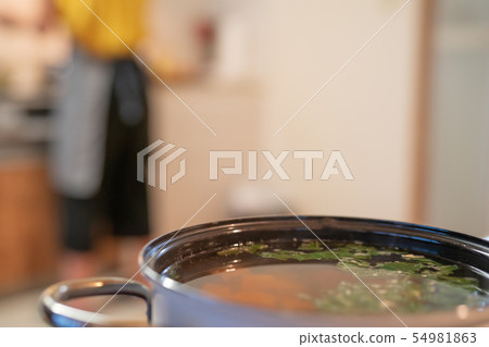 味噌湯和烹飪 54981863