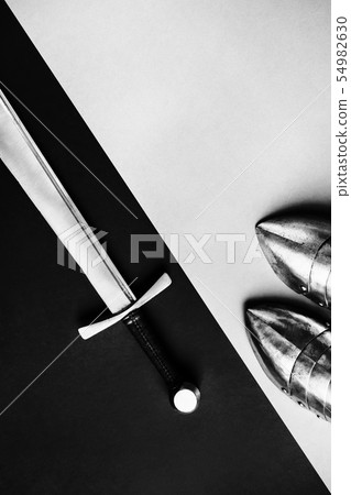 Weapons and armor for historical battles. Weapons and armor for historical battles. 54982630