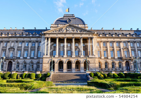 Royal Palace of Brussels at daylight 54984254