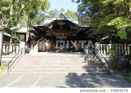 The main shrine of the Okazaki Shrine, which is said to be a rabbit shrine 54985679