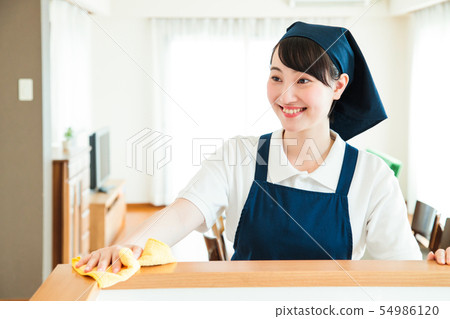 House keeper housework acting house cleaning cleaning cleaning housekeeper woman House keeper housework acting house cleaning cleaning cleaning housekeeper woman 54986120