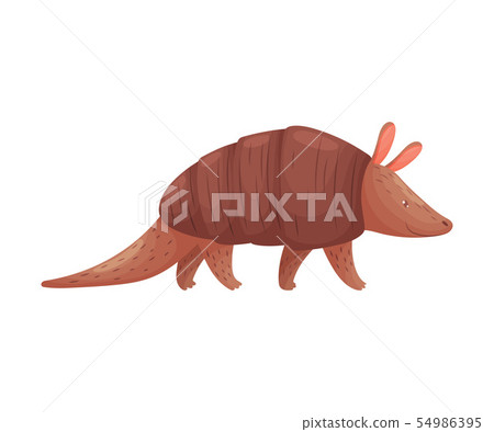 Brown battleship. Vector illustration on white background. Brown battleship. Vector illustration on white background. 54986395