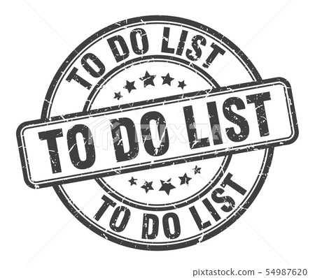 to do list stamp. to do list round grunge sign. to 54987620