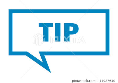 tip sign. tip square speech bubble. tip-插圖素材 [54987630] - PIXTA圖庫