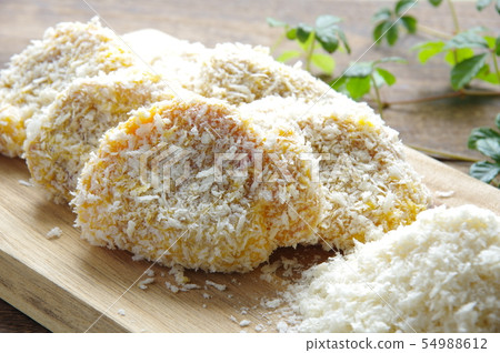 Bite cutlet cooking crumbs Bite cutlet cooking crumbs 54988612