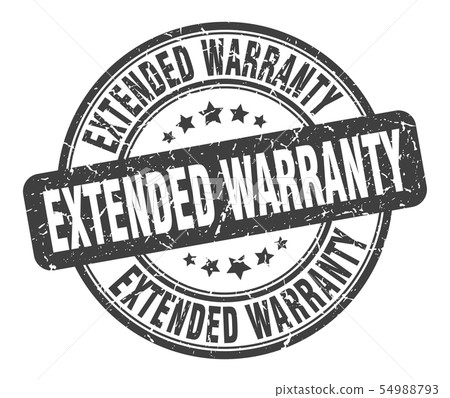 extended warranty stamp. extended warranty round extended warranty stamp. extended warranty round 54988793