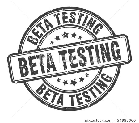 beta testing stamp. beta testing round grunge beta testing stamp. beta testing round grunge 54989060