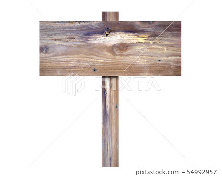 Old wooden sign 54992957