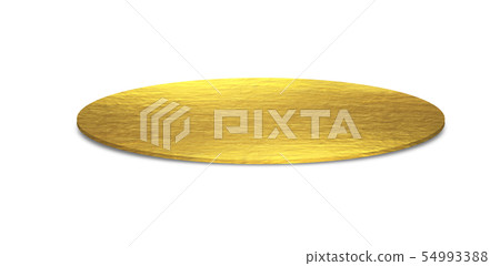 Golden metal plates 54993388