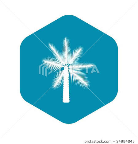 Big palm tree icon, simple style 54994845