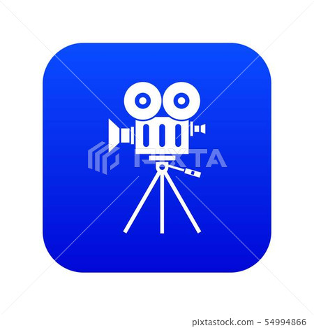Camcorder icon digital blue Camcorder icon digital blue 54994866