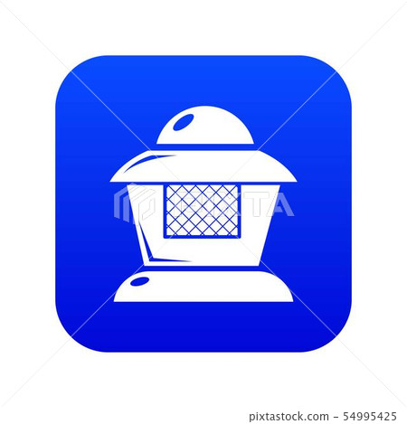 Beekeeper icon blue vector 54995425