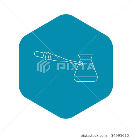 Traditional Turkish coffee pot icon, outline style Traditional Turkish coffee pot icon, outline style 54995610