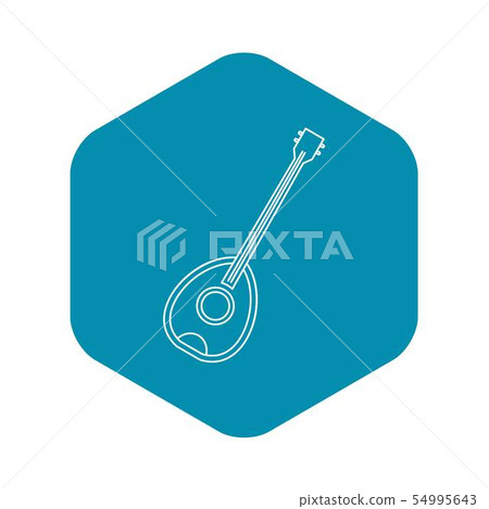 Saz traditional turkish music instrument icon 54995643