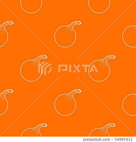 Bomb pattern vector orange Bomb pattern vector orange 54995812