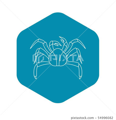 Crab sea animal icon, outline style 54996082