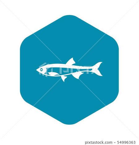 Herring fish icon, simple style Herring fish icon, simple style 54996363