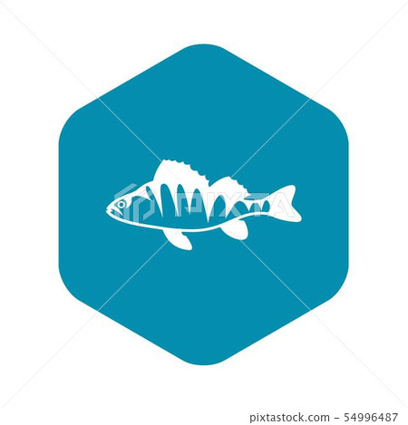 European perch, Perca fluviatilis icon European perch, Perca fluviatilis icon 54996487