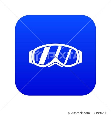 Glasses for snowboarding icon digital blue Glasses for snowboarding icon digital blue 54996510