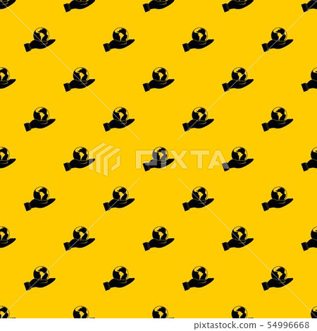 World planet in man hand pattern vector World planet in man hand pattern vector 54996668