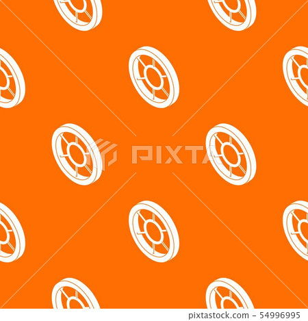 Round window frame pattern vector orange Round window frame pattern vector orange 54996995