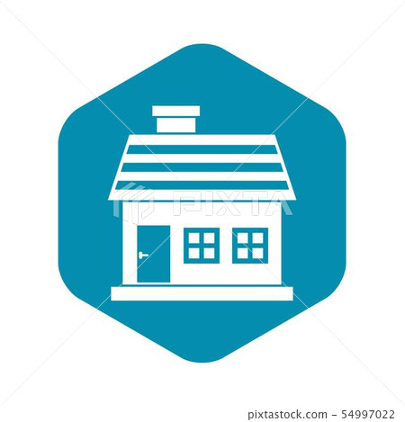 One-storey house icon, simple style One-storey house icon, simple style 54997022