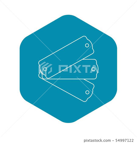 Tags icon, outline style Tags icon, outline style 54997122