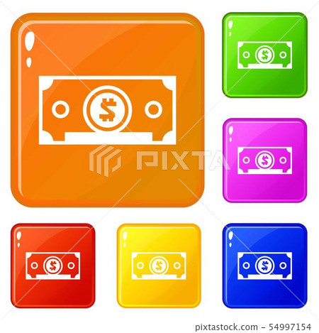 Marker icons set vector color Marker icons set vector color 54997154