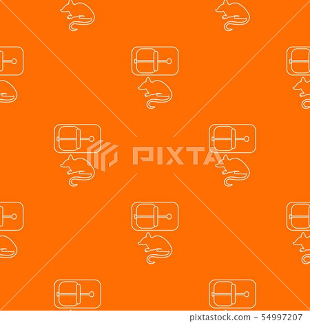 Mousetrap pattern vector orange Mousetrap pattern vector orange 54997207
