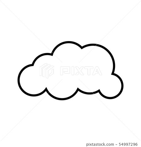 Cloud template vector Cloud template vector 54997296