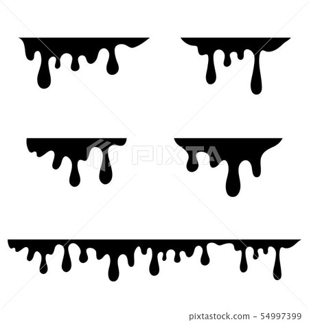 Ink Drop Vector Icon Design Stock Illustration