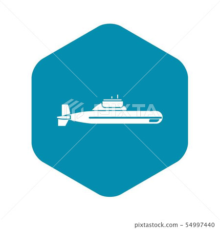 Submarine icon, simple style Submarine icon, simple style 54997440