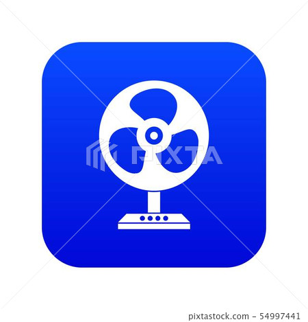 Fan icon digital blue Fan icon digital blue 54997441