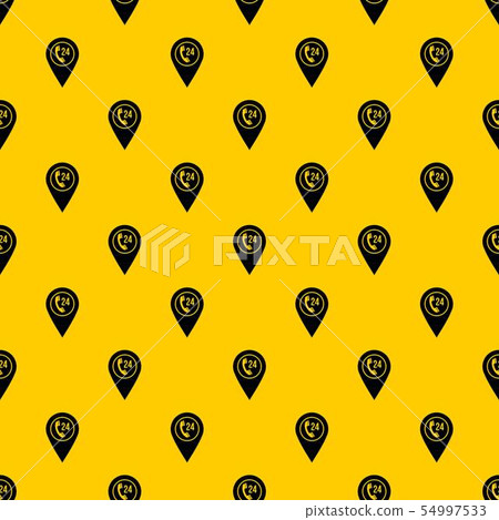 Map pointer with phone handset pattern vector - Stock Illustration ...