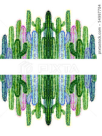 Cacti watercolor art 54997784