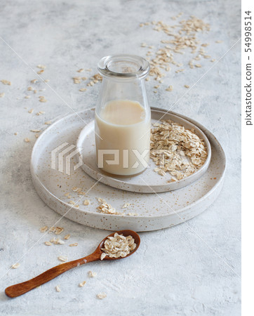 Vegan oat milk, non dairy alternative milk 54998514