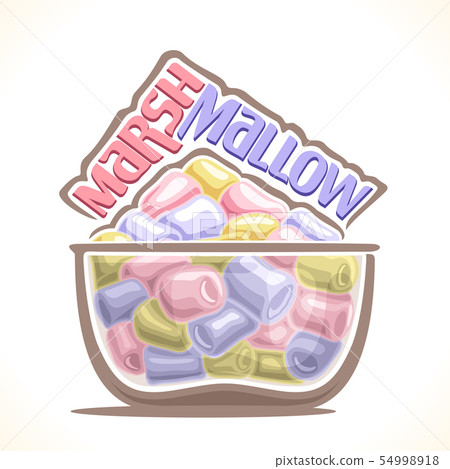 Vector illustration of Marshmallow Vector illustration of Marshmallow 54998918