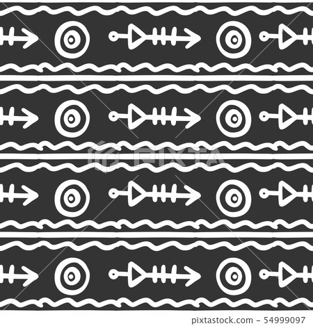 Seamless aztec vector pattern. Seamless aztec vector pattern. 54999097