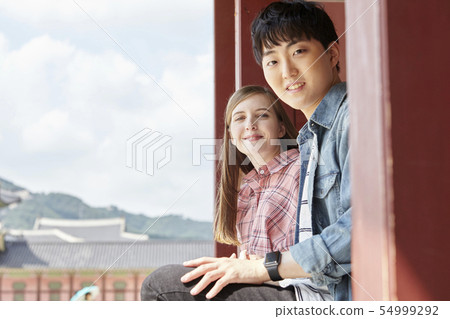 Couple, Dating, Dating, Travel, Tourism, Hanok, Korean tradition, Gyeongbokgung, Jongno-gu, Seoul Couple, Dating, Dating, Travel, Tourism, Hanok, Korean tradition, Gyeongbokgung, Jongno-gu, Seoul 54999292