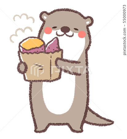 水獺烤紅薯 55000973