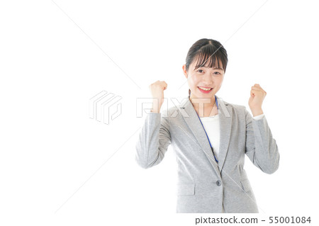 擺在為膽量的年輕職業婦女 擺在為膽量的年輕職業婦女 55001084