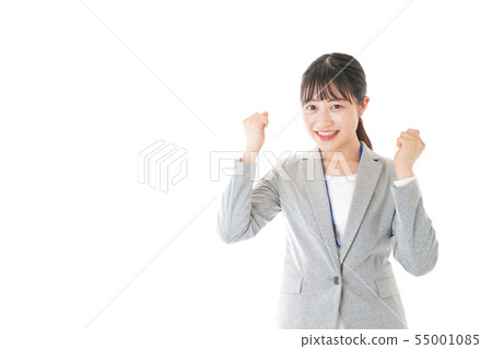 擺在為膽量的年輕職業婦女 擺在為膽量的年輕職業婦女 55001085